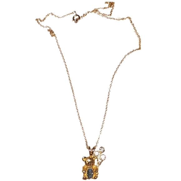 DM99 Gold Teddy Bear Pendant - Picture 9 of 11